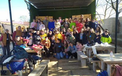 Visita de los alumnos y alumnas de 1º de ESO del IES El Valle, de Hinojos-Huelva. 17-12-19